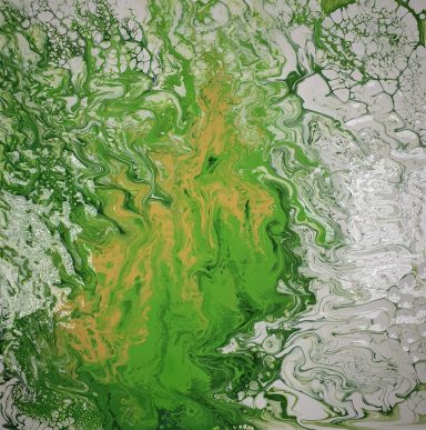 Grün-Grün (Pouring 8)