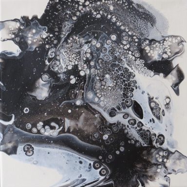 Schwarz-Weiß (Pouring 2)